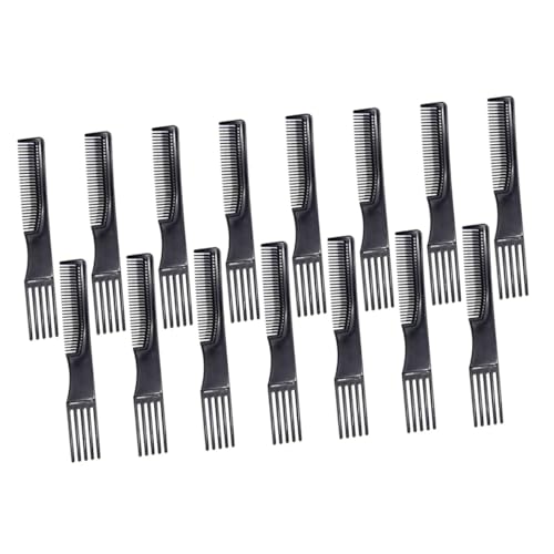 NULYLU 15stücke Haarschneidekämme Doppelseitig Kämme Für Haare Friseurkämme Tragbar Haarstylingkämme Für Männer Und Frauen von NULYLU