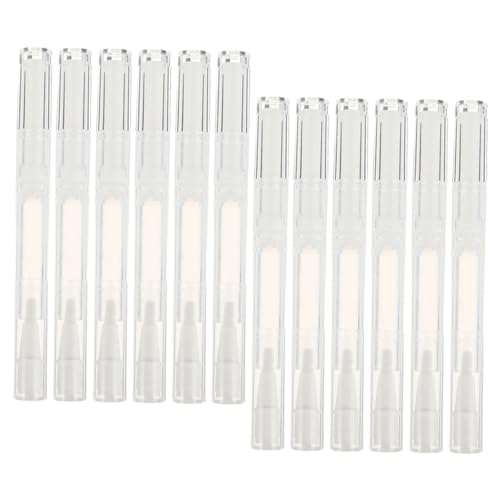 NULYLU 15stücke Transparenter Rotierender Stift Leerer Nagelöl Stift Kosmetischer Lip Gloss Behälter Für Reisen Und Geschäftsreise Mit Hochwertigem Material Und Einfacher Bedienung von NULYLU