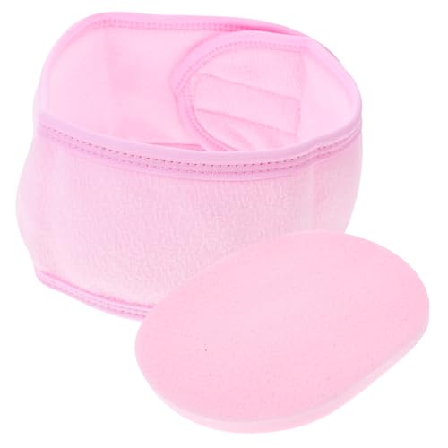 NULYLU 1satz Waschkopfband Und Gesichtsschwamm Für Hautpflege Und Makeup-entfernung Stirnband Für Damen Gesichtswaschen Für Spa Yoga Und Tägliche Pflege von NULYLU
