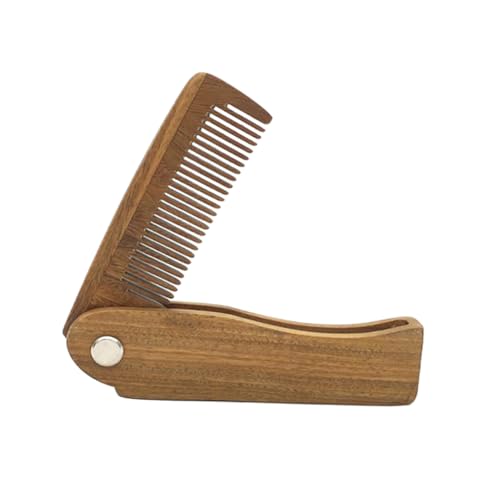 NULYLU 1stück Mini Faltbare Haarkamm Und Bartkamm Tragbarer Hautfreundlicher Kamm Für Und Mädchen Für Unterwegs Sanfte Massage Für Haar Und Kopfhaut von NULYLU