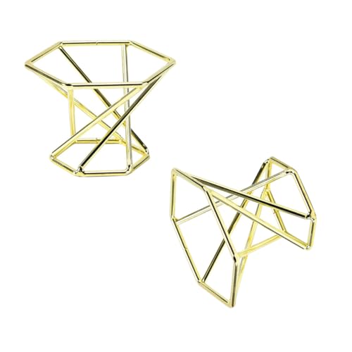 NULYLU 2 STÜCK Teiliges Edelstahl Powder Puff Halter Stilvolles Langlebiges Make Up Schwamm Aufbewahrungsregal in Gold Schnelltrocknend Platzsparend für Frauen und Mädchen Geeignet von NULYLU