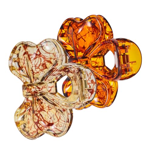 NULYLU 2stücke Haarklammern Für Dünnes Haar Dekorative Kleine Krallenclips Modische Haaraccessoires Für Frauen Für Alltag Und Besondere Anlässe von NULYLU