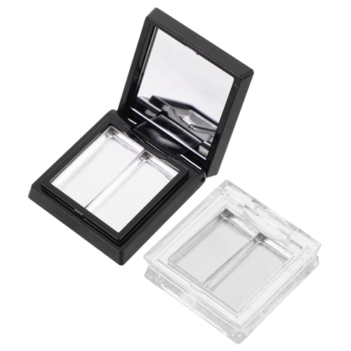 NULYLU 2stücke Leere Makeup-palette Für Pfannen Für Lippenstift Lidschatten Highlighter Blush Und Contour Tragbare Aufbewahrung Für Ihre Kosmetik von NULYLU