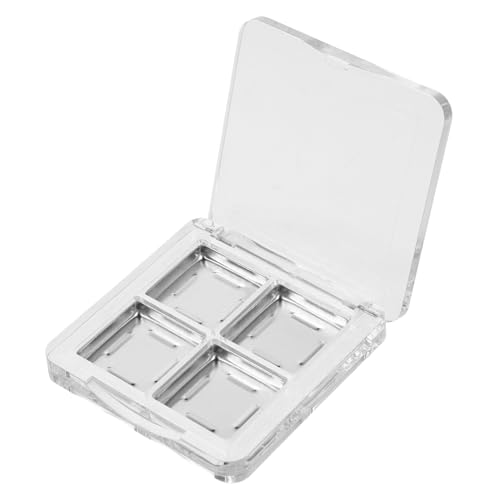 NULYLU Transparente Leere Lidschattenschale 2 Stück 4 Fächer Make-up-palette Lippenstiftbehälter Kosmetik Organizer Diy Lidschattenbox von NULYLU