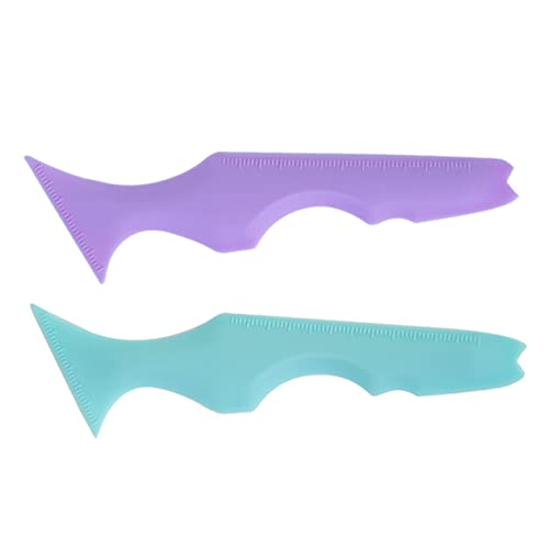 NULYLU 2stücke Silikon Eyeliner Schablone Lippenstift Werkzeug Multifunktionale Make-up-hilfe Für Präzise Augen Und Lippenkonturen Für Anfänger Und Profis von NULYLU