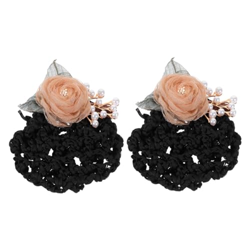 NULYLU Elegante Frauen Clip Haarnetz Blume Haar Dutt Abdeckung Netz Haarspange Clip Für Täglichen von NULYLU
