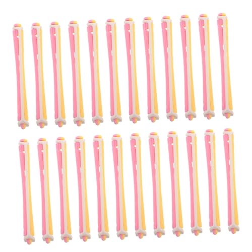 NULYLU 24stücke Teiliges Für Lockenwickler Flexible Kunststoff Dauerwellenstäbe Für Damen Styling-haarsalon-werkzeuge Für Haartypen Und Frisieren von NULYLU