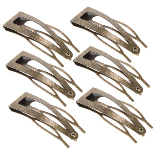 NULYLU 24 Stück Druckknopf Haarspangen Für Mädchen Metall Haarnadeln Stilvolle Frisuren Accessoires Für Damen Rutschfest Für Partys Dekorative Haarclips von NULYLU