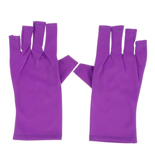NULYLU 2er Packung Uv-schutzhandschuhe Für Maniküre Polyester Nagelhandschuhe Atmungsaktiv Fingerlose Schutz Gegen Uv-strahlung NULYLU 2er Packung Uv-schutzhandschuhe Für Maniküre Polyester Nagelhandschuhe Atmungsaktiv Fingerlose Schutz Gegen Uv-strahlung von NULYLU