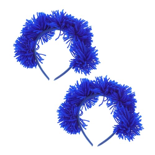 NULYLU 2stücke Party Stirnband Mit Lametta Für Geburtstagsfeier Flauschig Und Weich Elastisches Design Passend Für Verschiedene Anlässe Wie Karneval Und Cosplay von NULYLU