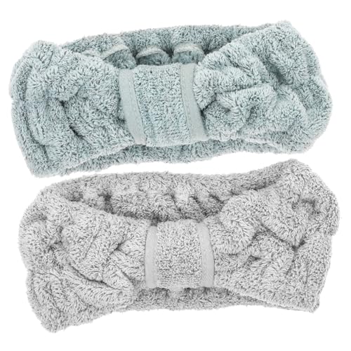 NULYLU 2stücke Makeup Stirnband Für Frauen Elastisches Haarband Für Spa Sport Und Gesichtswäsche Weich Und Bequem Für Kosmetik Und Pflege Erhältlich von NULYLU