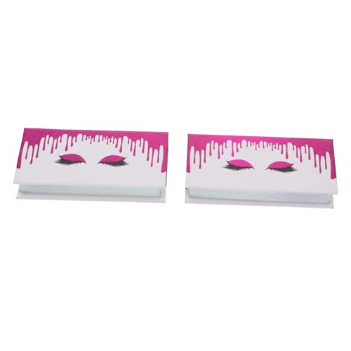 NULYLU 2stücke Aufbewahrungsboxen Für Falsche Wimpern Aus Papier Langlebige Und Wiederverwendbare Kosmetik-organizer Für Eyelash Packing Und Lash Storage Leicht Und Tragbar Für von NULYLU