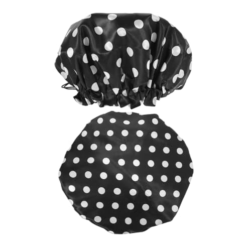 NULYLU 2stücke Duschkappe Für Damen Herren Verstellbare Haarhaube Duschkappen Badehauben Tiefenpflege Haarpflegehauben Für Und Salongebrauch von NULYLU