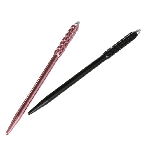 NULYLU 2stücke Multifunktionaler Gestickter Tattoo Stift Manueller Tattoo Augenbrauenstift von NULYLU