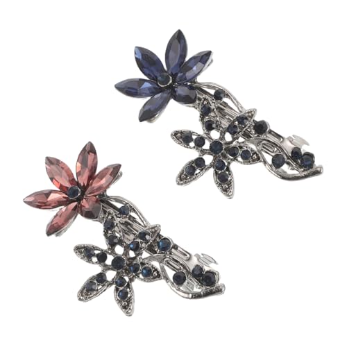 NULYLU 2stücke Vintage Haarspangen Mit Strasssteinen Blumenmuster Haarschmuck Für Damen Styling Partys Täglicher Gebrauch Bezauberndes Design Leicht Zu Tragen NULYLU 2stücke Vintage Haarspangen Mit Strasssteinen Blumenmuster Haarschmuck Für Damen Styling Partys Täglicher Gebrauch Bezauberndes Design Leicht Zu Tragen von NULYLU