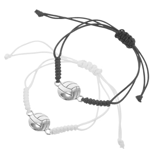 NULYLU 2stücke Volleyball-armband Verstellbar Dekorativ Sport-accessoire Für Jungen Mädchen Frauen Handgemacht Geschenkidee Zum Kindertag Geburtstag Weihnachten NULYLU 2stücke Volleyball-armband Verstellbar Dekorativ Sport-accessoire Für Jungen Mädchen Frauen Handgemacht Geschenkidee Zum Kindertag Geburtstag Weihnachten von NULYLU
