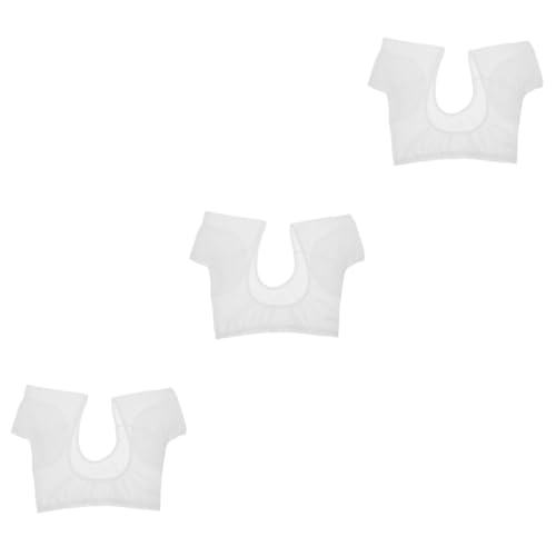 NULYLU 3stücke Atmungsaktive Achsel-schweißweste Mit Absorbierenden Pads Für Damen Schnell Trocknend Waschbar Für Sommeraktivitäten Wie Joggen Yoga Und Mehr von NULYLU