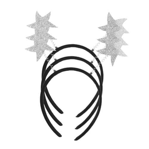 NULYLU 3er Set Stern Haarbänder Glitzer Haarreifen Für Partys üße Haaraccessoires Für Und Erwachsene Perfekte Partybedarf Für Geburtstagsfeiern Und Festlichkeiten von NULYLU