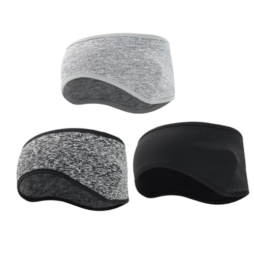 NULYLU 3 Stück Teiliges Winter Stirnband für Herren Warmes Ohrenwärmer Kopfband für Outdoor Sport Elastisches Design für Radfahren und Joggen Atmungsaktiv und Schützt Kälte NULYLU 3 Stück Teiliges Winter Stirnband für Herren Warmes Ohrenwärmer Kopfband für Outdoor Sport Elastisches Design für Radfahren und Joggen Atmungsaktiv und Schützt Kälte von NULYLU