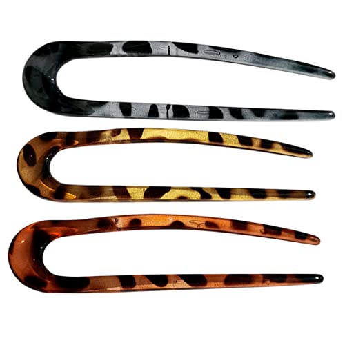 NULYLU 3stücke U-förmige Haarnadeln Für Damen Vintage-chinesischer Stil Haarclips Für Hochsteckfrisuren Haarschmuck Für Besondere Anlässe Und Alltägliche Styles von NULYLU