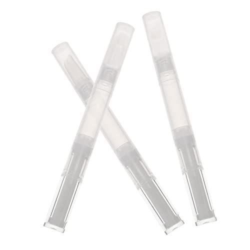 NULYLU 3 Stücke 3 Ml Leere Lip Gloss Flaschen Nachfüllbare Lip Glazes Flaschen (transparent) von NULYLU