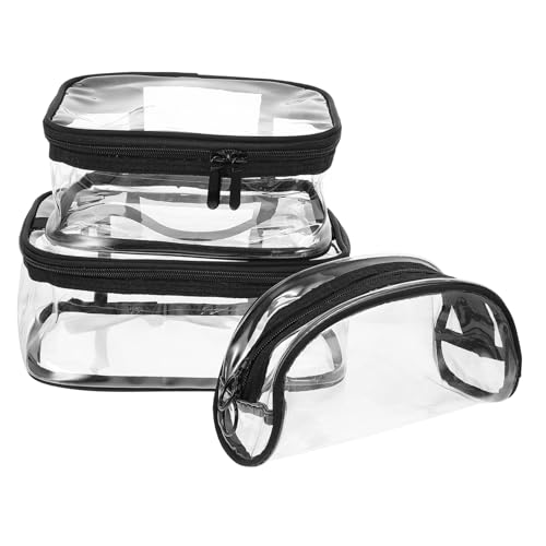 NULYLU Tragbares Make-up-Taschen-Set 3-teilig Kulturbeutel Reisekosmetik-aufbewahrung PVC-kulturtasche Für Frauen NULYLU Tragbares Make-up-Taschen-Set 3-teilig Kulturbeutel Reisekosmetik-aufbewahrung PVC-kulturtasche Für Frauen von NULYLU