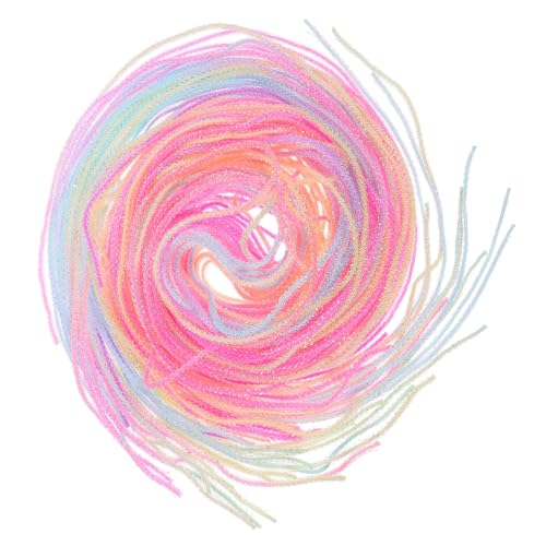 NULYLU 30 Stück Teiliges Bunte Haarwickelschnur für Zöpfe Weiches Langlebiges Haargummi Mädchen Modische Haarsträhnen zum Einflechten Vielseitiges Haarstyling Zubehör von NULYLU