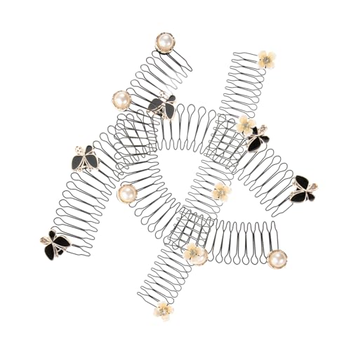 NULYLU 3Stücke Teiliges Haarschmuck mit Unsichtbaren U Förmigen Haarclips für Damen Praktische Haarspangen für Eleganten bei Hochzeiten Make Up und Mehr von NULYLU