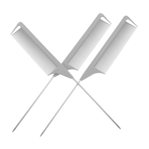 NULYLU 3stücke Teiliges Feiner Zahnkämme Für Haarstyling Geeignet Für Friseure Und Heimgebrauch Zum Abteilen Und Frisieren Von Haaren Für Damen Und Jugendliche von NULYLU