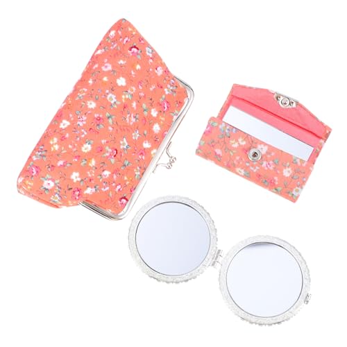 NULYLU Schminkspiegel Lippenstiftbox Make-up-Organizer Kosmetiktasche Für Mädchen Mit Aufbewahrungstasche Für Handtasche von NULYLU