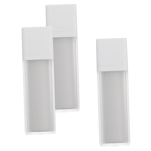NULYLU 3stücke Airless-pumpflasche Für Kosmetik Lotion-unterverpackungsbehälter Pressflasche Aus Stabilem Material Leicht Und Kompakt Für Reisen Geeignet Für Gesichtscreme Handcreme von NULYLU