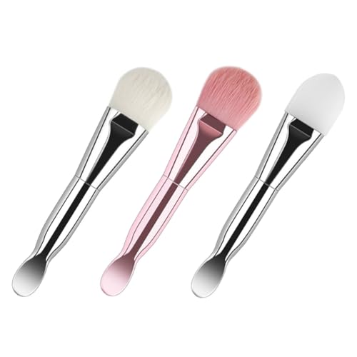 NULYLU 3stücke Gesichtsmaske Applikatoren Mit Löffel Für Crememaske Und Gesichtsschlamm Maskenpinsel-tools Für Schlammmasken Und Crememasken-applikatoren von NULYLU