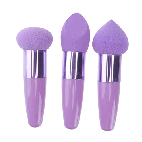 NULYLU 3stücke Schminke Für Mädchen Multifunktionale Make-up Schwämme Doppel-ende Schwamm Foundation Applikator Für Unterwegs Mit Nass Und Trocken Verwenden von NULYLU