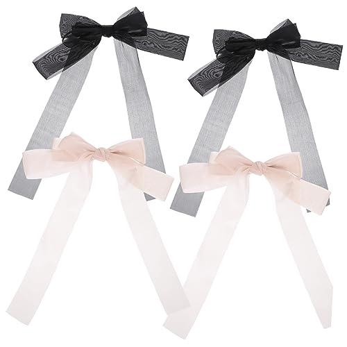 NULYLU 4stücke Haarschleifen-clips Für Frauen Dekorative Schleifen-haarspangen Für Mädchen Für Hochzeiten Partys Und Alltag von NULYLU