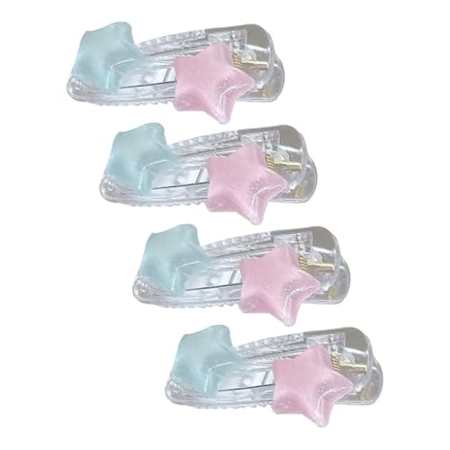NULYLU 4stücke Kleine Stern-haarspangen Für Damen Und Mädchen Hautfreundlicher Haarschmuck Mit Sternen Langlebige Haarnadeln Als Haarzubehör Für Styling von NULYLU