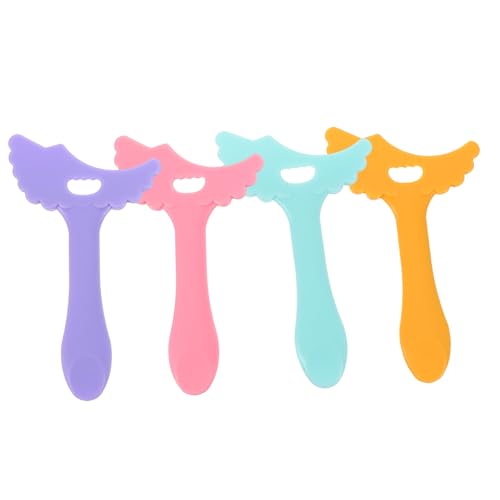 NULYLU 4stücke Teiliges Silikon-eyeliner-werkzeugset Mit Schablonen Für Augen-make-up Multifunktionale Hilfe Für Eyeliner Lidschatten Und Augenbrauen Für Reisen Und Anlässe von NULYLU