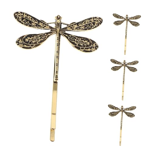 NULYLU 4stücke Libellen-haarspange Aus Metall Dekorative Haarspange Im Vintage-stil Für Frauen Haarnadeln in Libellenform von NULYLU