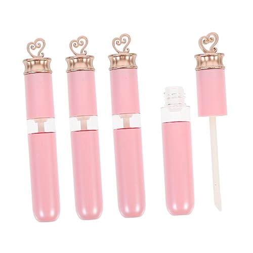 NULYLU 4stücke Herzförmige Leere Lip Gloss Flaschen Lippenpflege Behälter Für Lipgloss Lippenöl Und Lip Dye Kleine Praktische Kosmetikflaschen Für Unterwegs NULYLU 4stücke Herzförmige Leere Lip Gloss Flaschen Lippenpflege Behälter Für Lipgloss Lippenöl Und Lip Dye Kleine Praktische Kosmetikflaschen Für Unterwegs von NULYLU