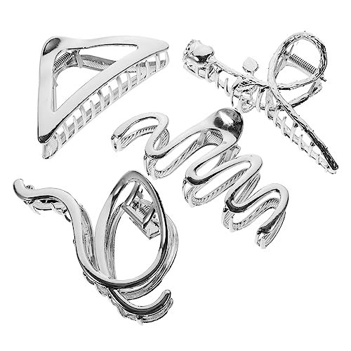 NULYLU 4stücke Klaue Clips Für Damen Haarklammern Für Dünnes Und Dickes Haar Lange Haarspange Aus Hochwertigem Material Modisches Haarzubehör Für Alltag Und Veranstaltungen von NULYLU