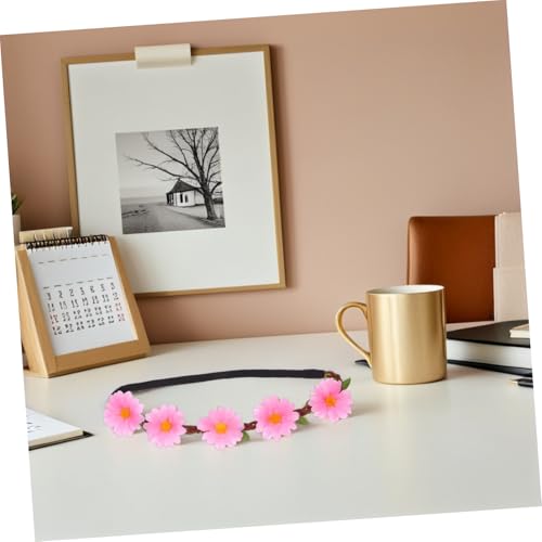 NULYLU 5 Stück Boho Sonnenblumen Blumenhaarband Handgefertigter Haarkranz mit Natürlichem Look Lebendiges Design für Hawaii Partys Strand und Accessoire Damen Haarschmuck NULYLU 5 Stück Boho Sonnenblumen Blumenhaarband Handgefertigter Haarkranz mit Natürlichem Look Lebendiges Design für Hawaii Partys Strand und Accessoire Damen Haarschmuck von NULYLU