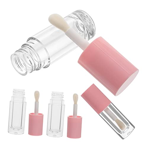 NULYLU 5stücke Leere Lip Gloss Röhrchen Mit Pinsel Transparente Lippenpflege Behälter Für Lippenbalsam Und Lippenöl Für Kosmetikaufbewahrung von NULYLU
