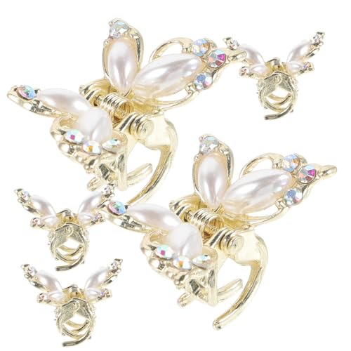 NULYLU 5er Satz Schmetterlings-haarspangen Kleine Süße Haar-accessoires Haarstyling-tools Für Frauen Teenager-mädchen Leicht Wiederverwendbar Langlebig von NULYLU