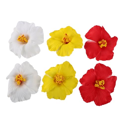 NULYLU 6stücke Haarspangen Mit Hawaii-blumen Blumen-haarspangen Für Frauen Und Mädchen Tropische Haarschmuck-accessoires Aus Stoff Für Strandurlaub Und Luau-partys NULYLU 6stücke Haarspangen Mit Hawaii-blumen Blumen-haarspangen Für Frauen Und Mädchen Tropische Haarschmuck-accessoires Aus Stoff Für Strandurlaub Und Luau-partys von NULYLU