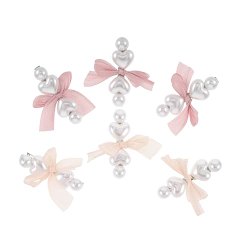 NULYLU 6stücke Haarspangen Mit Schleife Für Damen Bandaufsatz Stilvolle Entenschnabel-clips Geeignet Für Dickes Oder Dünnes Haar Hochzeit Abschlussball NULYLU 6stücke Haarspangen Mit Schleife Für Damen Bandaufsatz Stilvolle Entenschnabel-clips Geeignet Für Dickes Oder Dünnes Haar Hochzeit Abschlussball von NULYLU