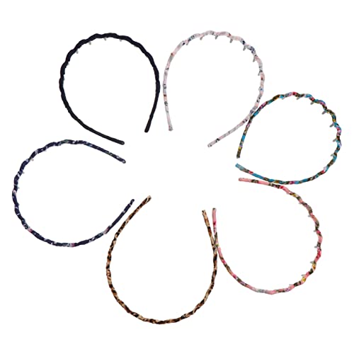 NULYLU 6stücke Teiliges Wellenzahn Haarkränze Für Mädchen Kreative Haarreifen Für Hochzeiten Partys Und Alltagsstylings Einzigartige Haarschmuck-accessoires Verschiedenen Farben von NULYLU