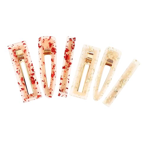 NULYLU 6stücke Blumenhaarklammern Aus Acryl Haarnadel-seite-clip Passend Für Mädchen Und Frauen Haar-ornament Und Zubehör Für Jeden Anlass von NULYLU