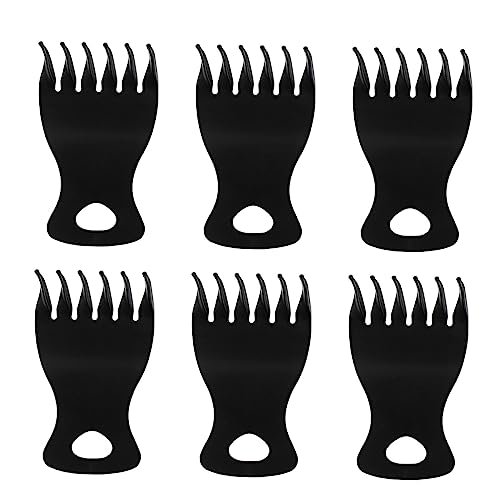 NULYLU 6stücke Retro Haarkamm Für Männer Teiliges Paket Mit Breiten Zähnen Friseurwerkzeug Für Haarstyling Entspannende Kopfhautmassage Und Verbessertes Haargefühl von NULYLU
