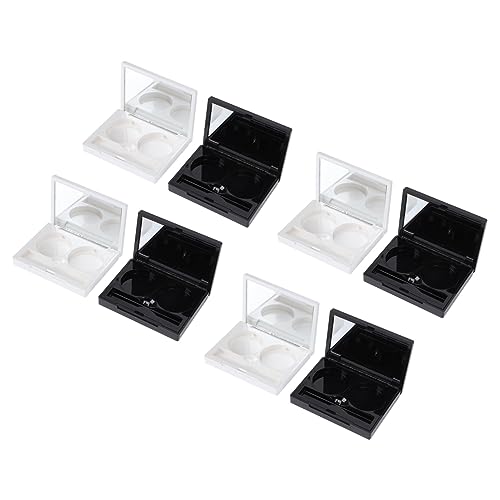 NULYLU 8 Stücke Leere Blusher Lippenstift Eye Shadow Trays Kosmetik Unterverpackung Lagerschalen von NULYLU