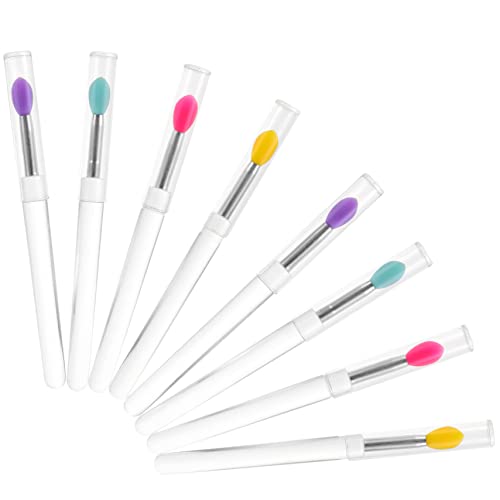 NULYLU Silikon-lippenpinsel-set 8-teilig Make-up-tools Lippenapplikatoren Applikatorkappen Tragbarer Lippenstiftpinsel Lidschatten NULYLU Silikon-lippenpinsel-set 8-teilig Make-up-tools Lippenapplikatoren Applikatorkappen Tragbarer Lippenstiftpinsel Lidschatten von NULYLU