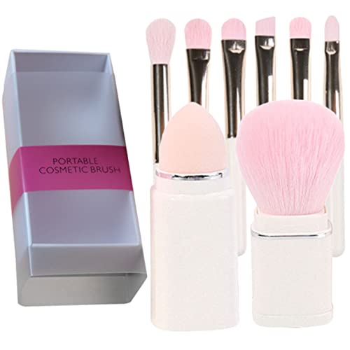 NULYLU 1satz Make-up Pinselset Für Frauen Tragbare Und Kompakte Kosmetikbürsten Für Blush Und Lidschatten Inklusive Verpackung Für Zuhause Und Salons von NULYLU